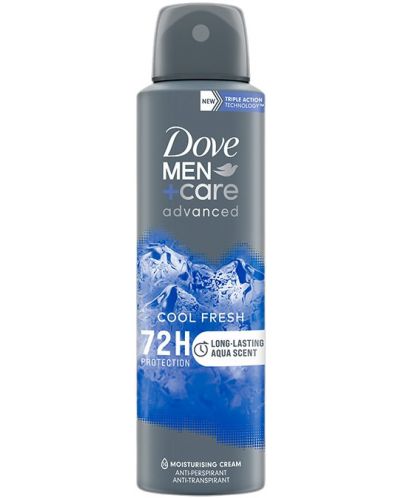 Dove Men+Care Advanced Спрей дезодорант Cool Fresh, 150 ml - 1