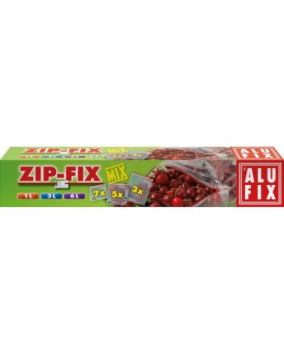 Домакински пликове с цип ALUFIX - ZIP-FIX, 15 броя - 1