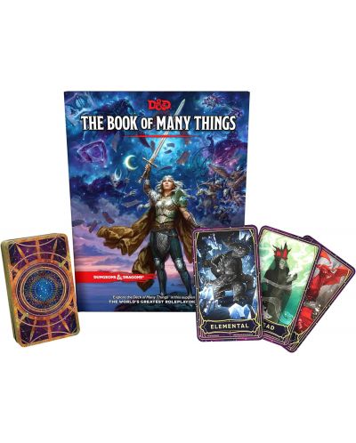 Допълнение за ролева игра Dungeons & Dragons - Deck of Many Things (Hard Cover) - 5