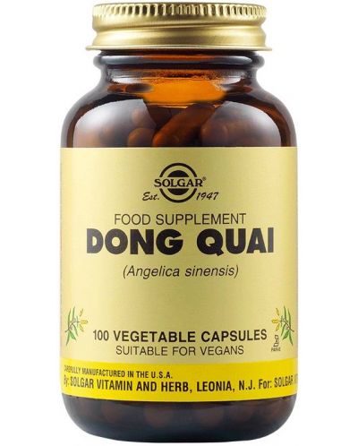 Dong Quai, 100 растителни капсули, Solgar - 1