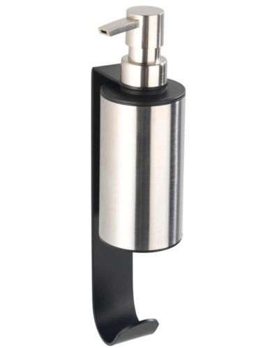 Дозатор за течен сапун със закачалка Wenko - Telde, 200 ml, 6.5 х 26 х 10 cm - 1