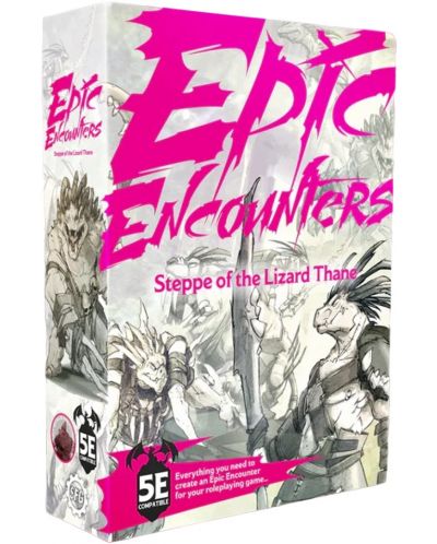 Допълнение за ролева игра Epic Encounters: Steppe of the Lizard Thane - 1