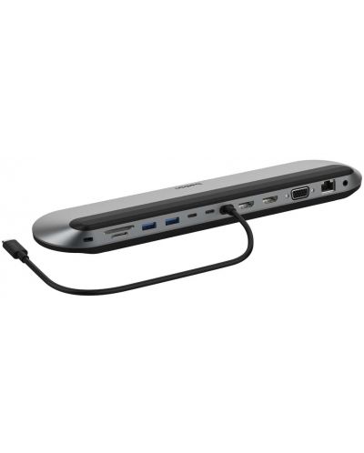 Докинг станция Belkin - Connect 11-in-1 Universal Pro, USB-C, сребриста - 2