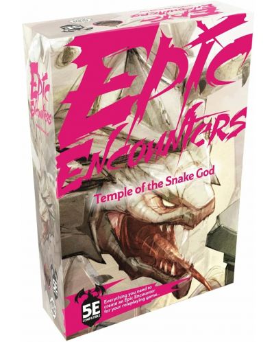 Допълнение за ролева игра Epic Encounters: Temple of the Snake God (D&D 5e compatible) - 1