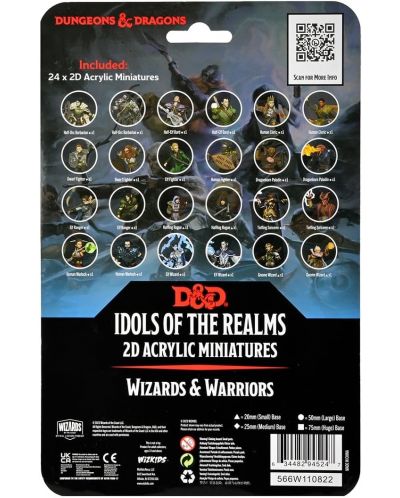 Допълнение за ролева игра Dungeons & Dragons: Idols of the Realms: Wizards & Warriors (2D Set) - 2