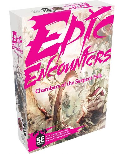 Допълнение за ролева игра Epic Encounters: Chambers of the Serpent Folk (D&D 5e compatible) - 1
