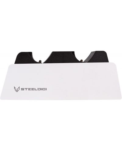 Докинг зарядна станция SteelDigi Azure Canoe - за PS5, двойна, бяла - 3