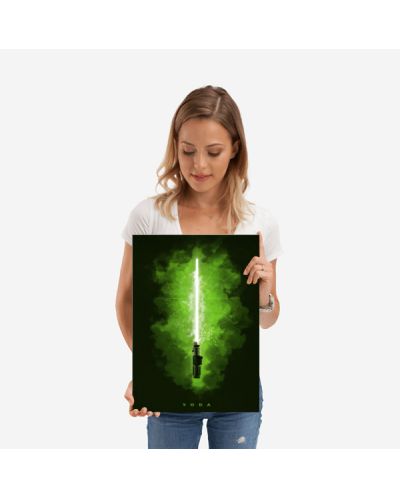 Метален постер Displate - Yoda - 2