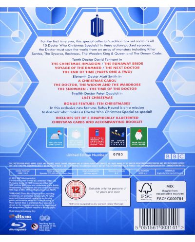 Doctor Who - The 10 Christmas Specials (Limited Edition) Blu-ray (Blu-Ray) - 3