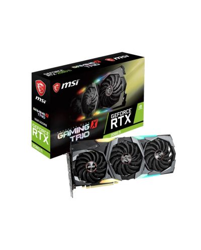 Видеокарта MSI - GeForce RTX 2080Ti Gaming X Trio, 11GB, GDDR6 - 1