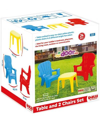 Комплект за игра Dolu - Маса със столчета - 3