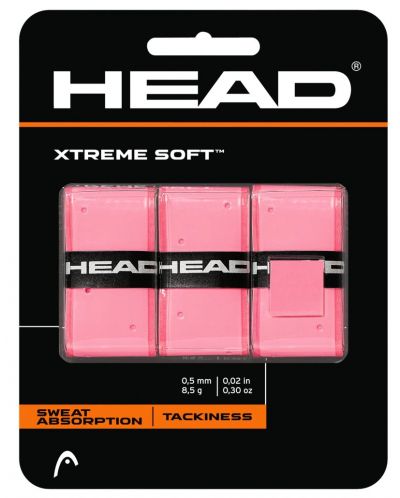 Допълнителен грип за тенис ракета HEAD - Xtreme Soft, розов - 1