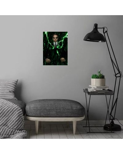 Метален постер Displate Movies: The Matrix - Agent Smith - 4