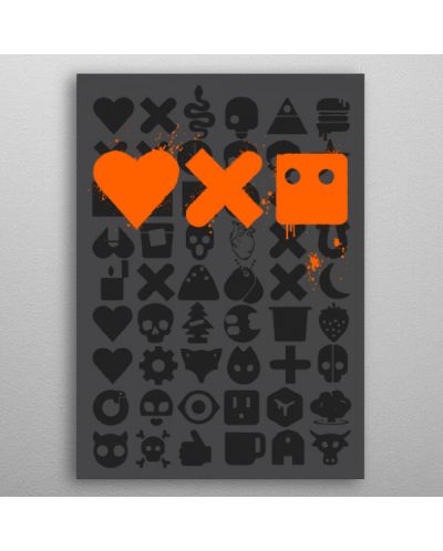Метален постер Displate - Love Death and Robots - 3