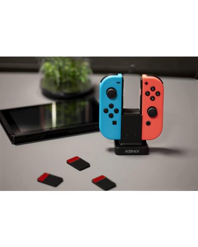 Докинг зарядна станция Konix Mythics - за Nintendo Switch, двойна, черна - 3