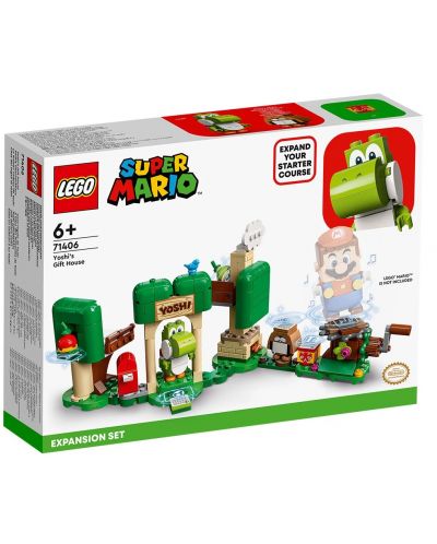 Допълнение LEGO Super Mario - Къща за подаръци на Йоши (71406) - 1