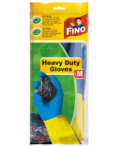 Домакински ръкавици Fino - Heavy Duty, размер М, 1 чифт - 1