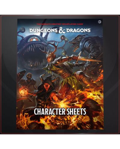 Допълнение за ролева игра Dungeons & Dragons - Character Sheets 2024 - 3