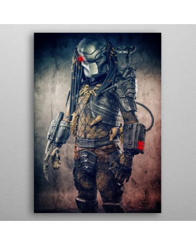 Метален постер Displate Movies: Predator - The Hunter - 3