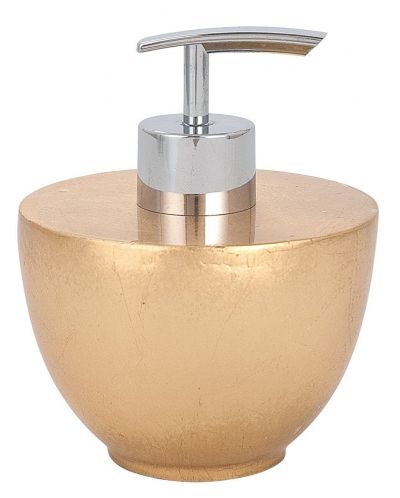 Дозатор за течен сапун Wenko - Gold, 200 ml, 10.1 x 12.5 cm - 1