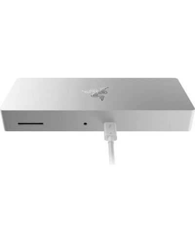 Докинг станция Razer - Thunderbolt 4 Dock Mercury, 10 порта, бяла - 2