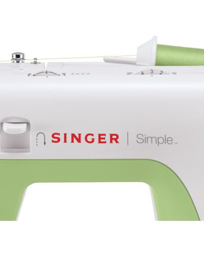 Домашна шевна машина Singer - Simple 3229, бяла/зелена - 3