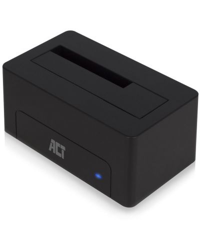 Докинг станция ACT - AC1500, 1 порт, USB 3.2, черна - 1