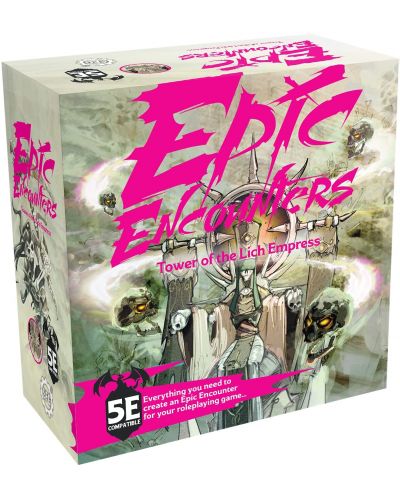 Допълнение за ролева игра Epic Encounters: Tower of the Lich Empress (D&D 5e compatible) - 1