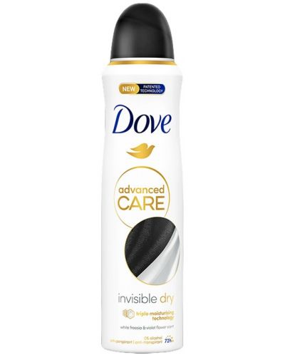 Dove Advanced Care Спрей дезодорант Invisible Dry, 150 ml - 1