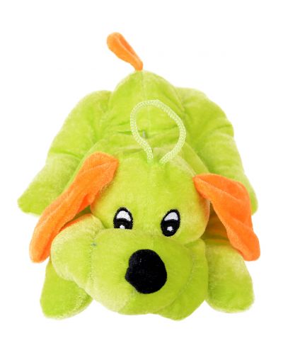 Плюшена играчка Morgenroth Plusch - Зелено лежащо кученце, 22 cm - 1