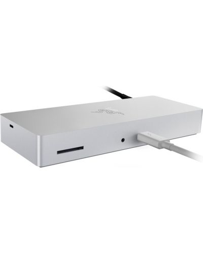 Докинг станция Razer - Thunderbolt 4 Dock Mercury, 10 порта, бяла - 3