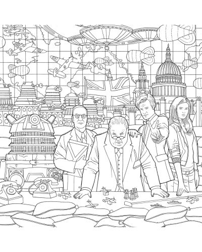Doctor Who: Travels in Time Colouring Book - 6