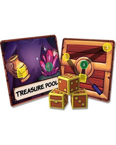 Допълнение към настолна игра Dungeon Drop: Treasure Trunk - 2