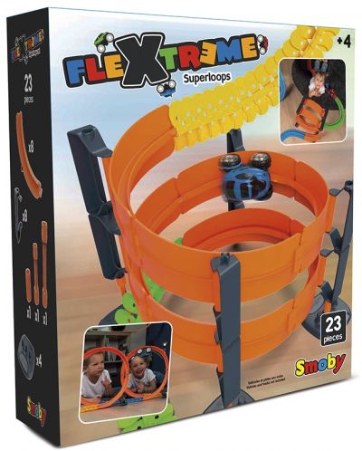 Допълнителен комплект Smoby - Писта Flextreme Superloops - 1