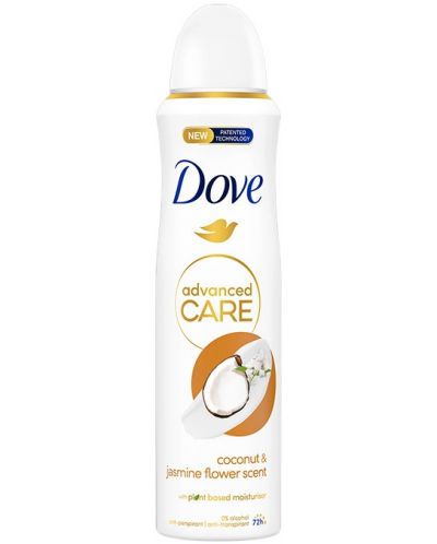 Dove Advanced Care Спрей дезодорант Coconut & jasmine flower, 150 ml - 1