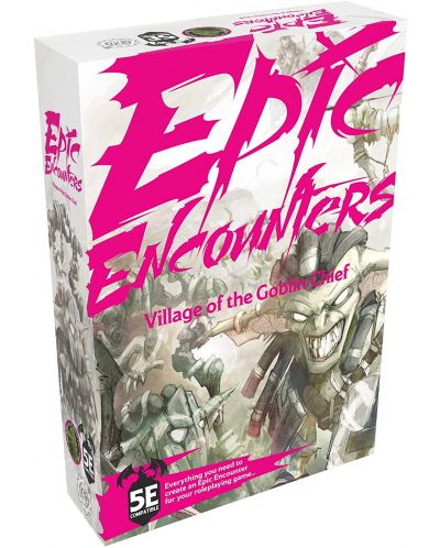 Допълнение за ролева игра Epic Encounters: Village of the Goblin Chief (D&D 5e compatible) - 1
