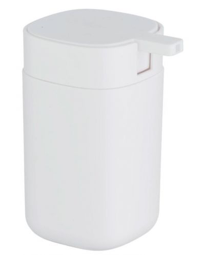Дозатор за течен сапун Wenko - Davos, 9.8 х 13 х 7.8 cm, без BPA, бял мат - 1