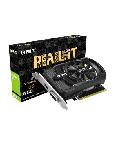 Видеокарта Palit - GeForce GTX 1650, 4GB, GDDR5 - 1