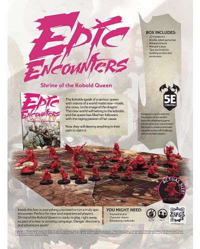 Допълнение за ролева игра Epic Encounters: Shrine of the Kobold Queen (D&D 5e compatible) - 3