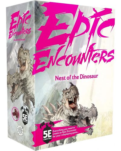 Допълнение за ролева игра Epic Encounters: Nest of the Dinosaur (D&D 5e compatible) - 1