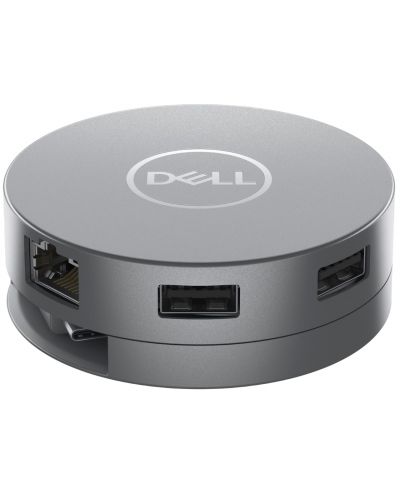 Докинг станция Dell - DA305, 6 порта, USB-C, сива - 1