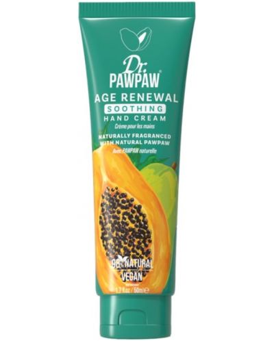 Dr. Pawpaw Подмладяващ и успокояващ крем за ръце, 50 ml - 1