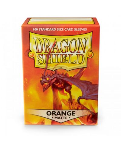 Dragon Shield Standard Sleeves - Оранжеви, матови (100 бр.) - 1