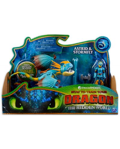 Детска играчка Spin Master Dragons - Astrid & Stormfly - 1