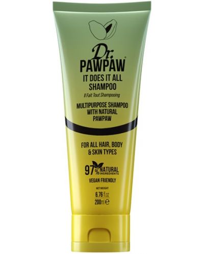 Dr. Pawpaw It Does It All Шампоан за коса и тяло, 200 ml - 1