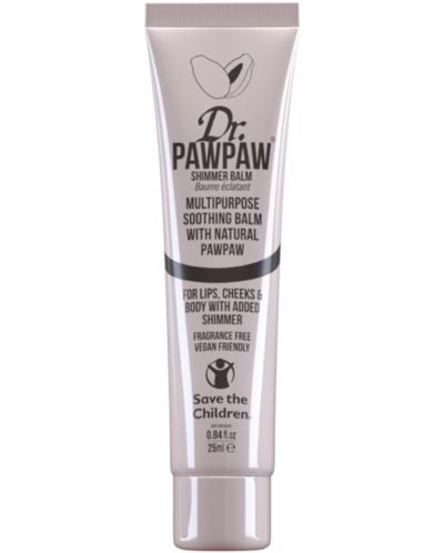 Dr. Pawpaw Балсам за устни и кожа с блестящи частици Shimmer, 25 ml - 1