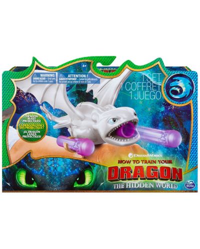 Детска играчка Spin Master Dragons - Захващащ се за ръката дракон, Lightfury - 1