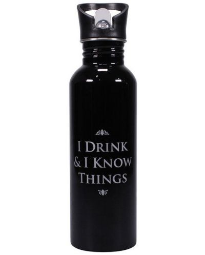 Бутилка за вода Half Moon Bay - Game Of Thrones: I Drink &amp; I Know Things, 750 ml