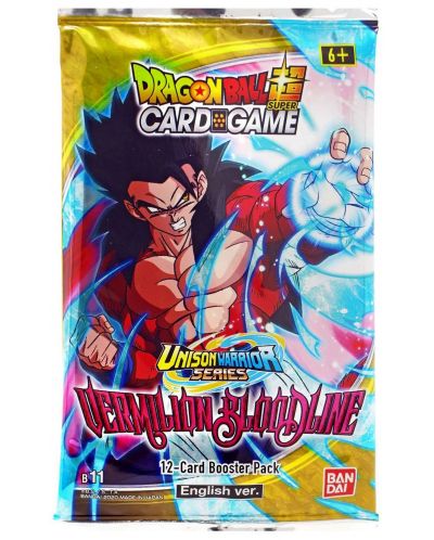 Dragon Ball Super Card Game: Unison Warrior Series 2 - Vermilion Bloodline B11 Booster - 1