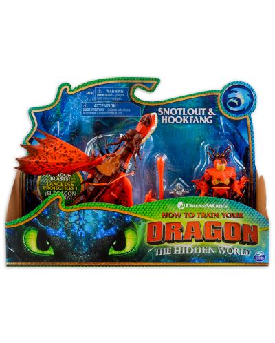 Детска играчка Spin Master Dragons - Snotlout & Hookfang - 1